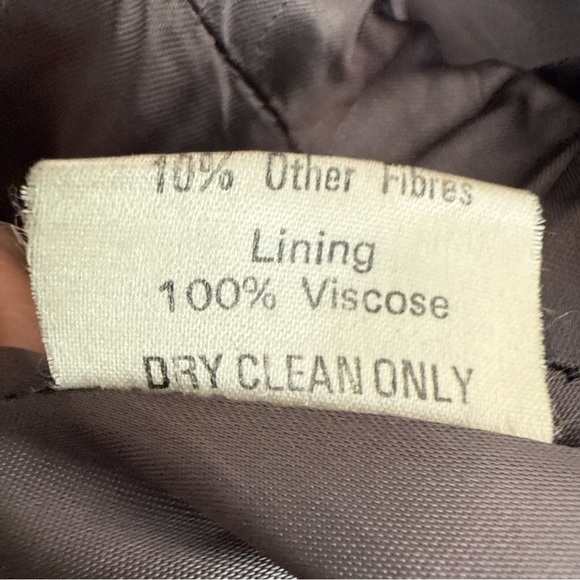 Kuppenheimer Men's Gray Cashmere Wool Blend Overcoat Trench Coat Size 47 - Picture 8 of 16